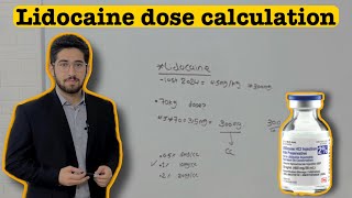 How to calculate lidocaine dose for local anesthesia [upl. by Sethrida951]