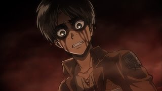 Attack on Titan  Eren turns into Titan for first time HD [upl. by Ynes245]