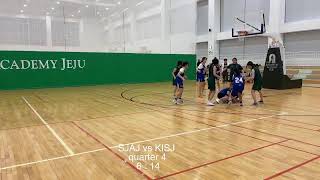 JV Girls Basketball SJA VS KISJ SJAJ [upl. by Atinoj48]