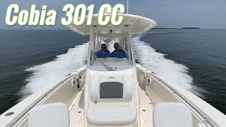 Cobia 301 CC Twin Outboard Fishing Boat Review [upl. by Rosemare]