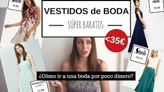 Vestidos para bodas baratos💐 ¡Chollos por menos de 35€  Shein Asos Mango Zara Bershka [upl. by Daryle870]