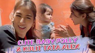 CUTE BABY POLLY amp KULIT TITA ALEX babypolly alexgonzaga [upl. by Coray35]