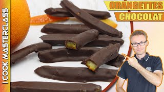 ✅LA MEILLEURE RECETTE DORANGETTES CHOCOLAT MAISON  Des orangettes confites au chocolat noir [upl. by Larena]