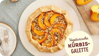 Ganz einfach KürbisGalette  vegetarisch [upl. by Terb]