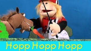 Hopp hopp hopp Pferdchen lauf Galopp  Kinderlieder Puppenvideo [upl. by Mirella]