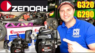 Zenoah G320 amp G290 Unboxing  High Quality Japanese 15 Scale GAS Engines  The Best For HPI amp LOSI [upl. by Adnole]