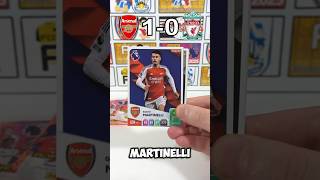 ARSENAL VS LIVERPOOL Pack Opening  ADRENALYN XL 20242025 Premier League Match Prediction shorts [upl. by Aihsenal527]