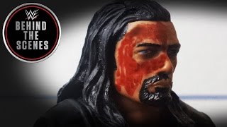 WWE Behind the Scenes  Blood Tutorial WWE EWWrestling [upl. by Zackariah]