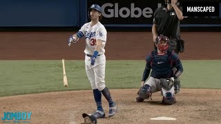 Cody Bellinger hits a goahead HR in game 7 and hurts himself celebrating a breakdown [upl. by Nobel]