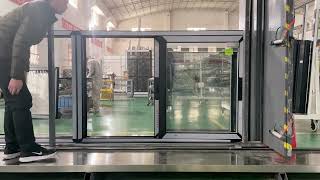 Louver electric sliding windowaluminum windowsCustomizedglasssimplicityvillaaluminum alloy [upl. by Nioe]