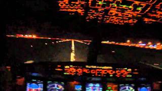 Night Approach amp Landing Rwy 33R Seoul Incheon Airport  Cockpit View [upl. by Heringer]