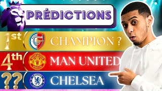 Jai eu une VISION 😂 Prédictions Classement Premier League [upl. by Arron]