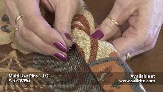 Sewing Panel Drapes with Tiebacks [upl. by Zetra481]