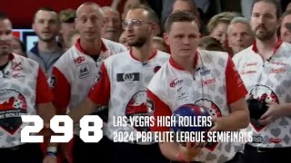 PBA Nearly Perfect  Las Vegas High Rollers vs Motown Muscle in the 2024 PBA Elite League [upl. by Bander]