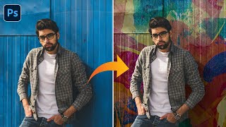 How to change background in Photoshop cc  easy and best trick [upl. by Nakada73]