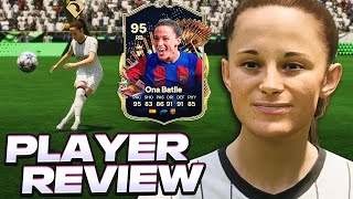 E AGORA QUEM USAR ELA VÁZQUEZ CANCELO OU JAMES  ONA BATLLE 95  TOTS PLAYER REVIEW I FC 24 [upl. by Feldman]