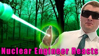 Nuclear Engineer Reacts to styropyro quotI Built a Long Range LASER Turret in my Yardquot [upl. by Cosimo]