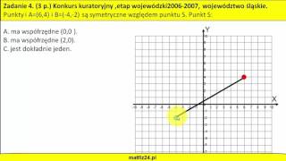 Jak obliczyć środek odcinka  MatFiz24PL [upl. by Alesig]