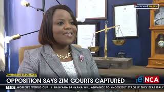 Zimbabwe Elections  Opposition says Zimbabwean courts captured [upl. by Jenne]