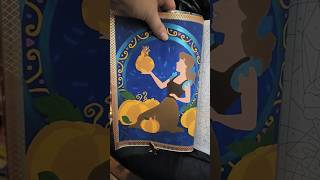 Mon deuxième colo  Cendrillon  double page Art Journal Halloween stickers Diamond Painting 😉 [upl. by Iroj719]