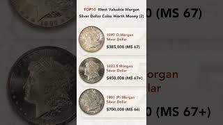 TOP 10 Most Valuable Morgan Silver Dollar Coins Worth Money2 coin coincollecting dollar [upl. by Lynelle693]