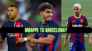 Barcelona Enter Race for Mbappe  Abde Gains Ground  Barcelona Rescind Players Contract [upl. by Elfstan276]