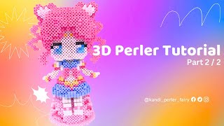 Chibimoon 3D Perler TUTORIAL PART II [upl. by Nnaeed574]