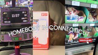 Homebody Vlog in Connecticut  Self Care TJ Maxx Gym  Aldis Grocery Shopping [upl. by Attelliw789]