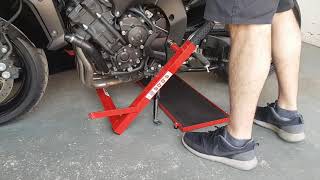 abba Superbike Stand Adjustable Base Plinth Demonstration Video [upl. by Gascony]