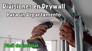 Cómo ARMAR ESTRUCTURA para pared en DRYWALL o Durlock Para Principiantes 🏠👷🏾‍♂️ [upl. by Irving822]