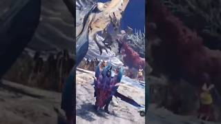 Legiana vs Odogaron legiana odogaron monsterhunterworld monsterhunterworldiceborne turfwar [upl. by Domash220]