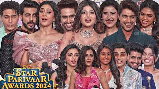 Celebrities arrives at Star Parivaar Awards 2024  Hiba Nawab Aditi Samriddhi Rohit Bhavika [upl. by Yentuoc]