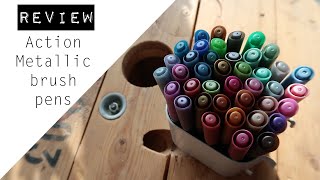 REVIEW  Action metallic brush stiften  part 2 [upl. by Hephzipa340]