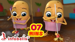 सफ़ाई करो सफ़ाई करो  Clean up Song  Hindi Rhymes for Children  Infobells [upl. by Yi]