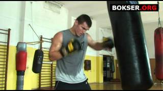 Mateusz Masternak  Trening na worku bokserskim [upl. by Hendrick]