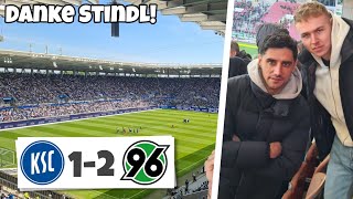 KARLSRUHER SC vs HANNOVER 96 12 Stadion Vlog😔Großer Abschied amp letztes Heimspiel Danke Lars Stindl [upl. by Tomasz478]