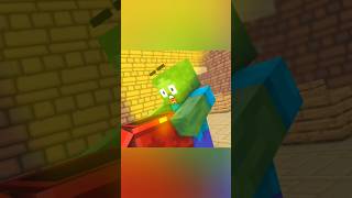 Zombie squad Vs Teacher Minecraft Animotion minecraft shorts [upl. by Alithia]