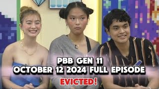 Pbb Gen 11 October 12 2024 Full Episode 11th Eviction [upl. by Ialocin134]