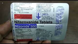 Nizonide 500mg Tablet  Nitazoxanide 500mg Tablet  Nizonide 500mg Tablet Uses Benefit Review Hindi [upl. by Alfonse]