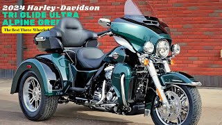 2024 HarleyDavidson Tri Glide Ultra Alpine Green  The Best ThreeWheeled Tourer [upl. by Namref466]