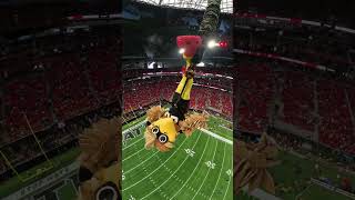 😱 Freddie sets the Guinness World Records for the highest indoor rope swing drop guinessrecords [upl. by Mirak]