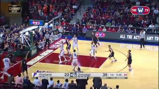 WCC Mens Basketball  Gonzaga vs Portland Highlights [upl. by Layney52]