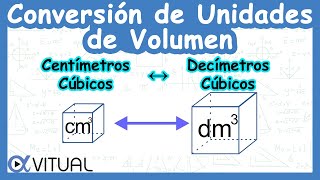 🧊 Conversión de Unidades de Volumen Centímetros Cúbicos cm³ a Decímetros Cúbicos dm³ [upl. by Schulze540]