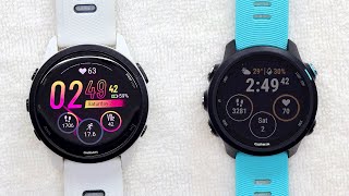 Garmin Forerunner 265 vs 245 Music  Comparison Review [upl. by Gary]