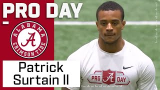 Patrick Surtain II FULL Pro Day Highlights [upl. by Alexandr]