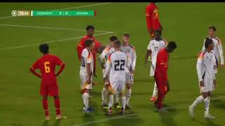 GHANA U20 05 GERMANY U20 HIGHLIGHTS AND GOALS  GERMANY VS GHANA [upl. by Gruchot889]