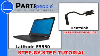 Dell Latitude E5550 CPU Heatsink Replacement Video Tutorial [upl. by Latimer585]