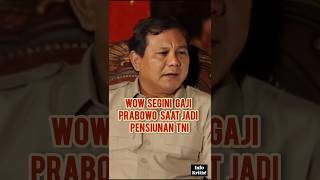 GAJI KECIL TERPAKSA JADI PENGUSAHA shorts information prabowo [upl. by Nelda]