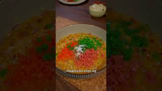 Onion egg pancake simple and delicious to make OnionPancake foodtutorial chinesecookingstyle [upl. by Eidod]