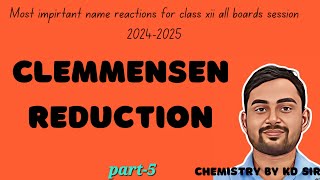 Clemmensen reduction class 12 [upl. by Yeliac]